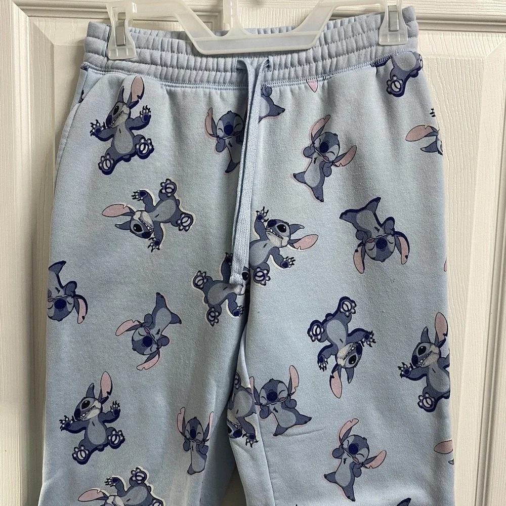 Disney Lilo &‎ Stitch Pajama Bottoms Pants Sleep Lounge Comfy Juniors Sz.XS(0-2) - Picture 5 of 5